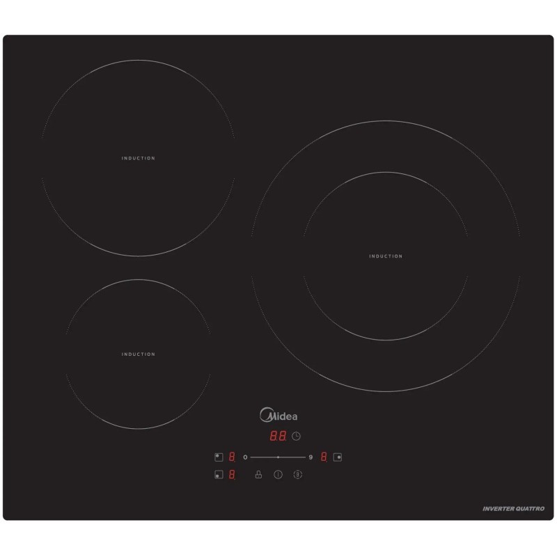Midea Induktionskochfeld MIH740T278K0 mit 3 Kochzonen