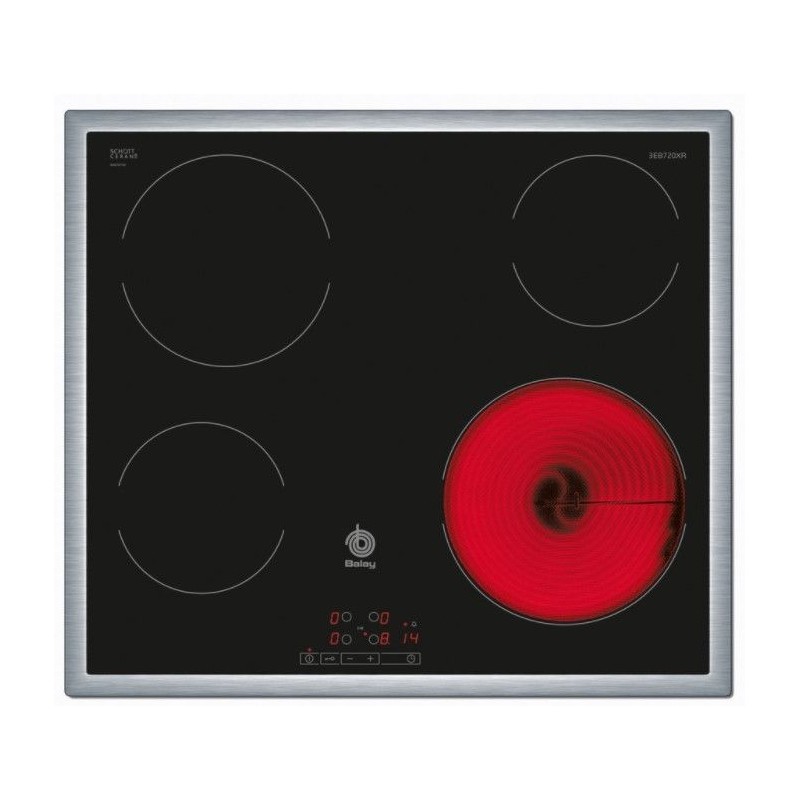 Placa de Vitroceramica Balay 3EB720XR 4 zonas Placa de Vitroceramica Balay 3EB720XR 4 zonas