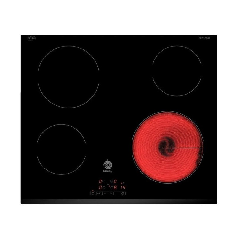 Placa de Vitroceramica Balay 3EB720LR 4 zonas Placa de Vitroceramica Balay 3EB720LR 4 zonas