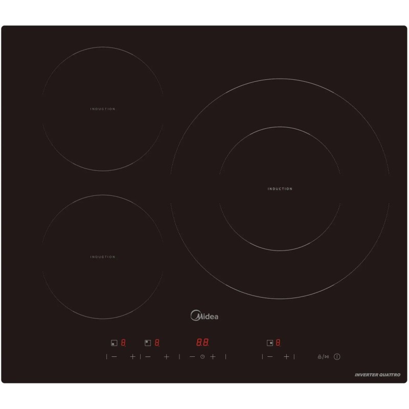 Midea Induktionskochfeld MIH740T467K0 mit 3 Kochzonen