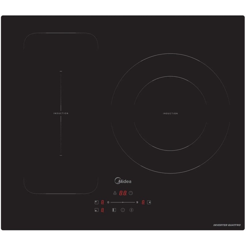 Placa de Inducción Midea MIH740T279K0 1+1 zonas
