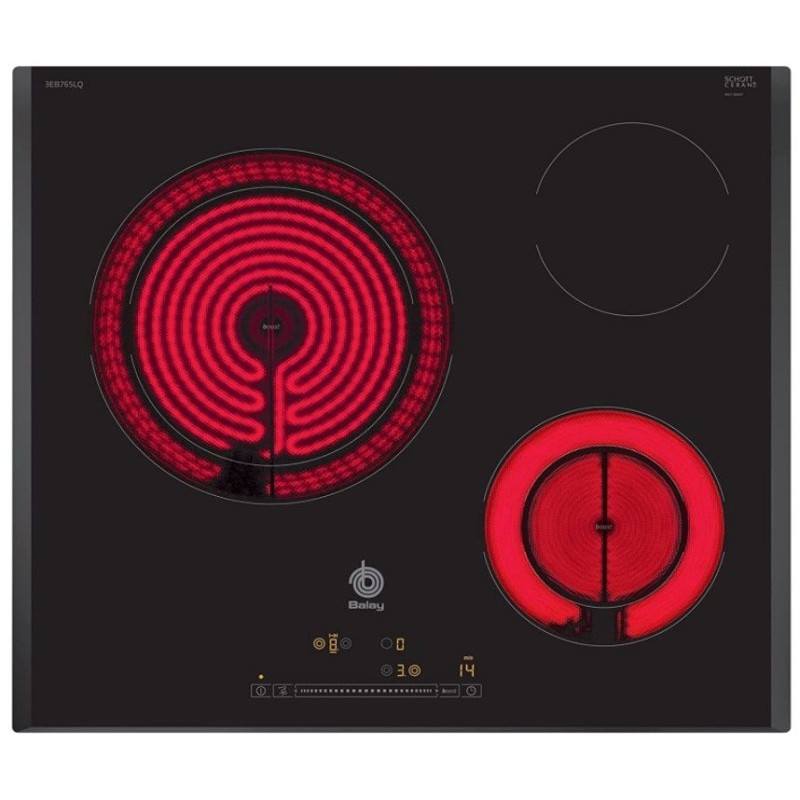 Placa de Vitroceramica Balay 3EB765LQ 3 zonas Placa de Vitroceramica Balay 3EB765LQ 3 zonas