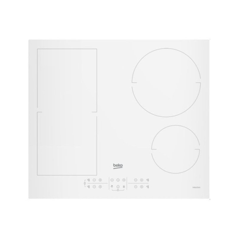 Beko HII64200FMTW Induktions‑Kochfeld mit 4 Kochzonen Beko HII64200FMTW Induktions‑Kochfeld mit 4 Kochzonen