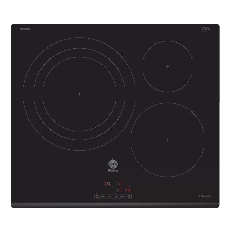 Placa de Induccion Balay 3EB967FR 3 zonas Placa de Induccion Balay 3EB967FR 3 zonas