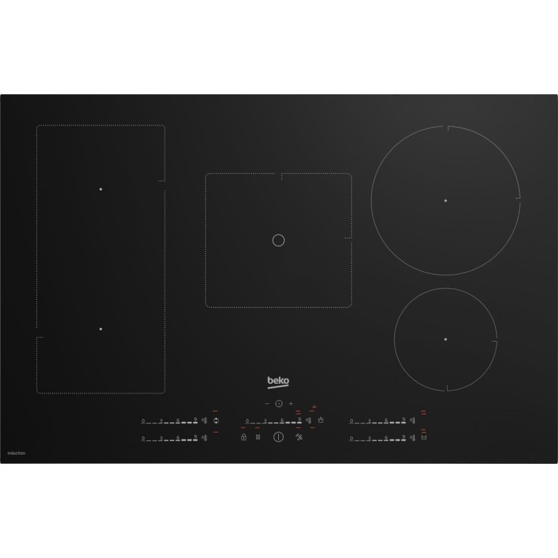 Induktionskochfeld Beko HII85770UFT 5 Indyflex-Kochzonen Induktionskochfeld Beko HII85770UFT 5 Indyflex-Kochzonen