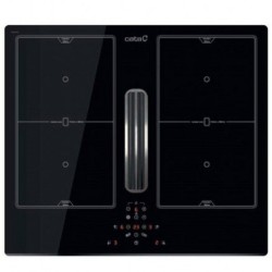 Placa de Inducción con Extractor CATA AS600FLEX 4 zonas