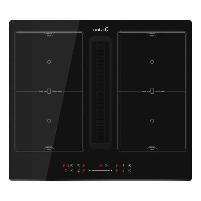 Placa de Induccion con Extractor CATA IAS6024BK