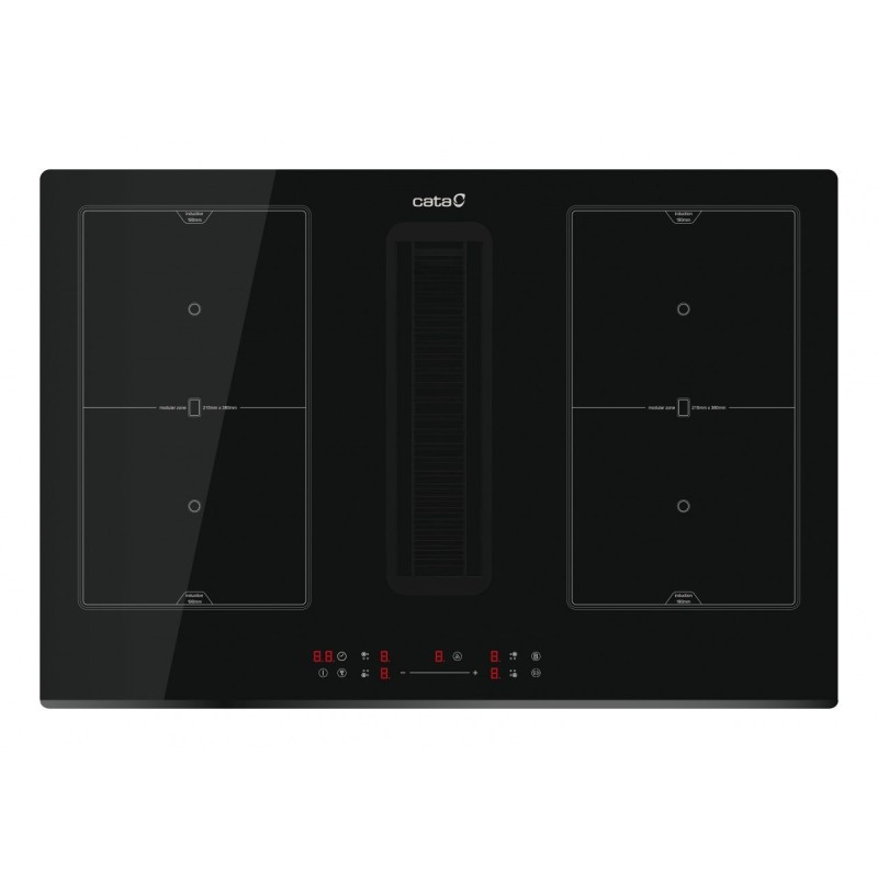CATA IAS7024BK Induktionskochfeld mit integriertem Extraktor