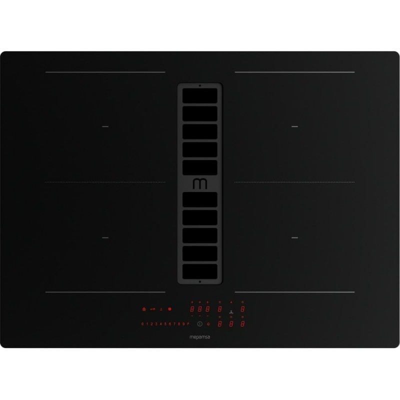 Mepamsa INDUMAXBK70 Induktionskochfeld + Dunstabzug Insel, Umluft
