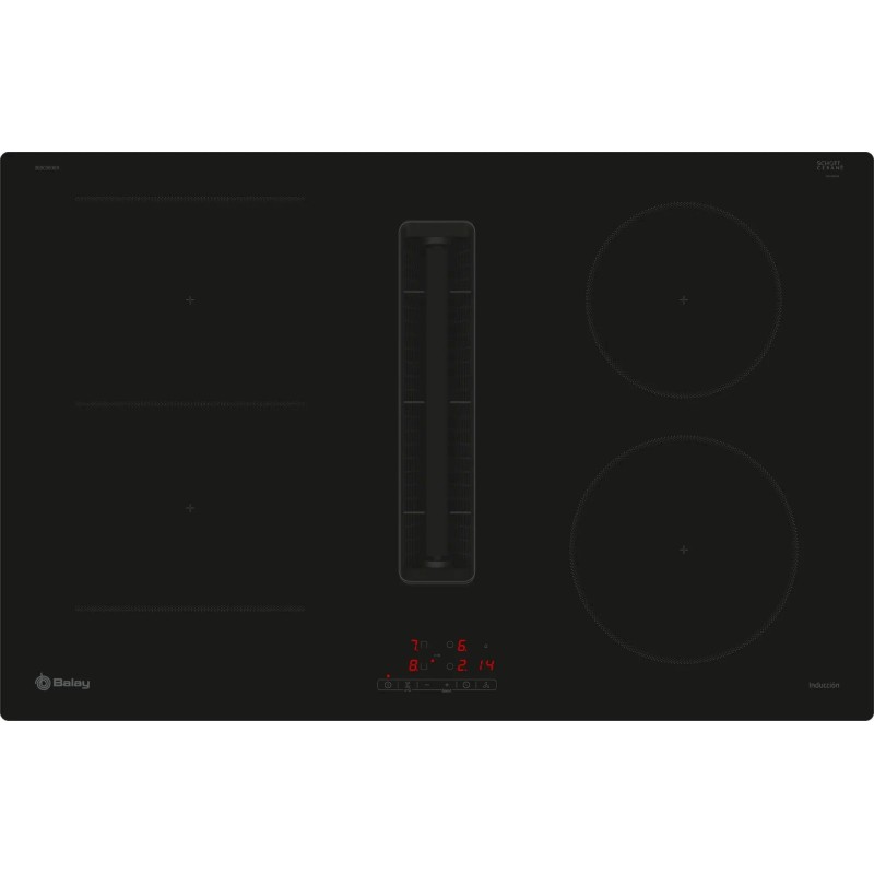 Placa de Induccion con Extractor Balay 3EBC983ER 4 Zonas