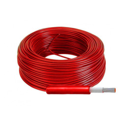 Einadrige Kabelrolle 6mm2 H1Z2Z2-K 100 m rot
