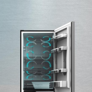 Kühlschrank Combi Cecotec Bolero CoolMarket Combi 322 Dark D Kapazität von 322 Liter