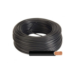 Einadrige Kabelrolle 6mm2 H1Z2Z2-K 100 m schwarz