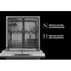 Vollintegrierbarer Geschirrspüler Teka DFI46650, 12 Maßgedecke, 60 cm
