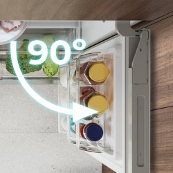 Kühlschrank Combi Cecotec Bolero CoolMarket Combi 335 Grey E Kapazität von 335 Liter