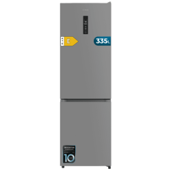 Frigorífico Combi Cecotec Bolero CoolMarket Combi 335 Grey E Capacidad de 335 Litros
