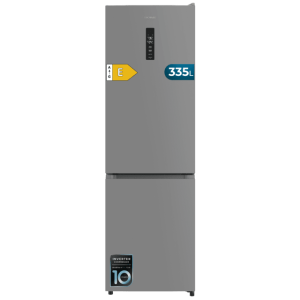 Frigorífico Combi Cecotec Bolero CoolMarket Combi 335 Grey E Capacidad de 335 Litros