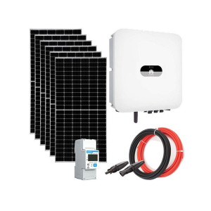 Photovoltaiknetz Set mit dreiphasigem Wechselrichter HUAWEI 5 kW KTL M1 + 10 Solarmodule