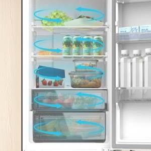 Frigorífico Combi Cecotec Bolero CoolMarket Combi 335 White E Capacidad de 335 Litros