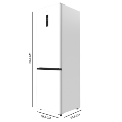Frigorífico Combi Cecotec Bolero CoolMarket Combi 335 White E Capacidad de 335 Litros