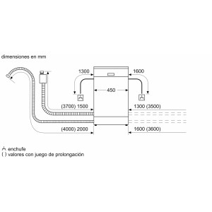 Vollintegrierbarer Geschirrspüler Bosch SPV2HKX42E, 9 Maßgedecke, 45 cm