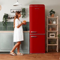 Frigorífico Combi Cecotec Bolero CoolMarket Combi Origin 300 Red E Capacidad de 300 Litros