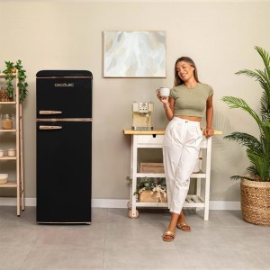 Frigorífico Combi Cecotec Bolero CoolMarket 2D Origin 215 Black E Capacidad de 215 Litros