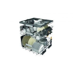 Whirlpool Geschirrspüler W7FHS51X, 15 Maßgedecke, 60 cm