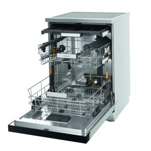 Whirlpool Geschirrspüler W7FHS51X, 15 Maßgedecke, 60 cm