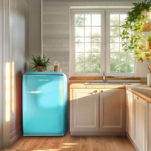 Minikühlschrank Cecotec Bolero CoolMarket TT Origin 110 Blue E Kapazität 110 Liter