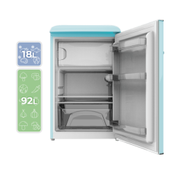 Minikühlschrank Cecotec Bolero CoolMarket TT Origin 110 Blue E Kapazität 110 Liter