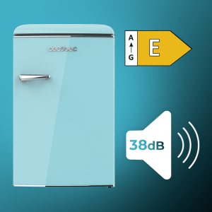 Minikühlschrank Cecotec Bolero CoolMarket TT Origin 110 Blue E Kapazität 110 Liter