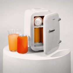 Mini Kühlschrank Cecotec Bolero MiniCooling 4 Liter Habana White Kompatibel Autos/Wohnwagen 12 V-220 V