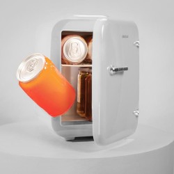 Mini Kühlschrank Cecotec Bolero MiniCooling 4 Liter Habana White Kompatibel Autos/Wohnwagen 12 V-220 V