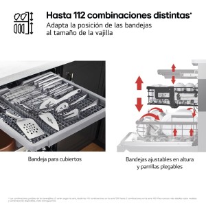 Lavavajillas LG DF273FV 14 Cubiertos 60cm