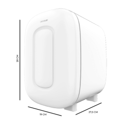 Mini Frigorífico Cecotec Bolero MiniCooling 4 Litros Bora White Compatible Coches/Caravanas 12 V-220 V