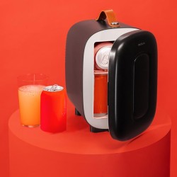 Mini Kühlschrank Cecotec Bolero MiniCooling 4 Liter Bora Schwarz Kompatibel Autos/Wohnwagen 12 V-220 V