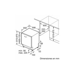 Balay 3VF6360SA Einbau-Geschirrspüler 14 Maßgedecke 60cm