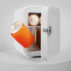 Mini Kühlschrank Cecotec Bolero MiniCooling 4 Liter Rio White Kompatibel Autos/Wohnwagen 12 V-220 V