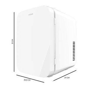 Mini Frigorífico Cecotec Bolero MiniCooling 6 Litros Bahamas White Compatible Coches/Caravanas 12 V-220 V