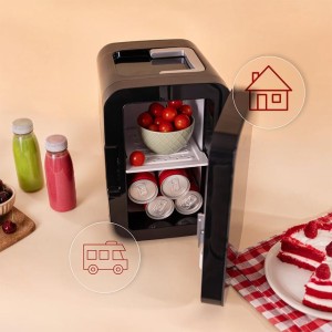 Mini Kühlschrank Cecotec Bolero Bolero MiniCooling 6 Liter Bahamas Schwarz Kompatibel Autos/Wohnwagen 12 V-220 V