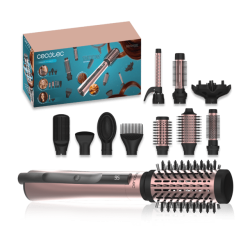 Cepillo de Aire con 10 Accesorios Cecotec CeramicCare 10in1 AirBrush