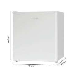 Mini Frigorífico Cecotec GrandCooler 20000 L SilentCompress White E Capacidad de 46 Litros