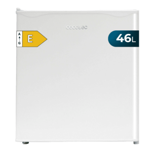 Mini Frigorífico Cecotec GrandCooler 20000 L SilentCompress White E Capacidad de 46 Litros