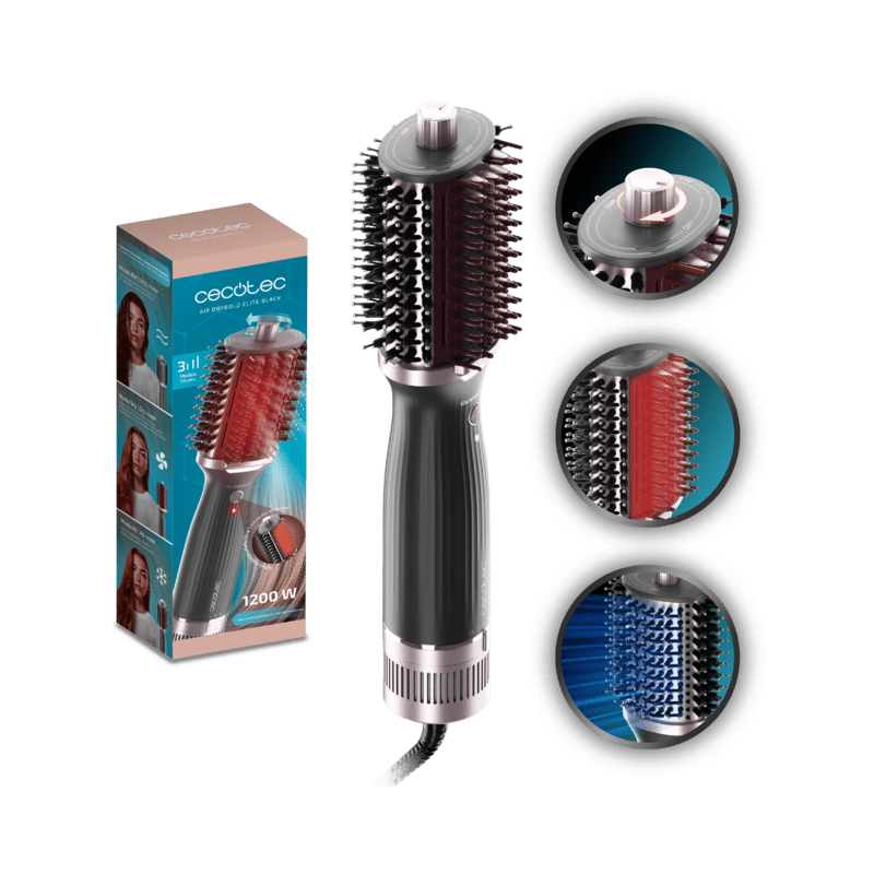 Cepillo de Aire Cecotec Air DryBold Elite Black