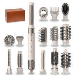 Moldeador Multifunción Cecotec CeramicCare 14in1 AirGlam Champagne