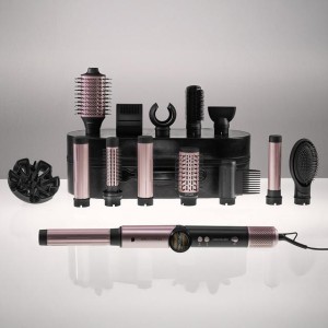 Cecotec AirGlam 14in1 Flex Black Multifunktions-Styler mit 14 Zubehörteilen