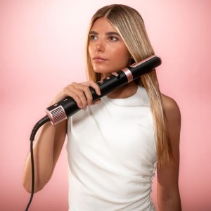 Cecotec CeramicCare 8in1 AirGlam Gyro Champagne Multifunktions-Styler mit 8 Aufsätzen