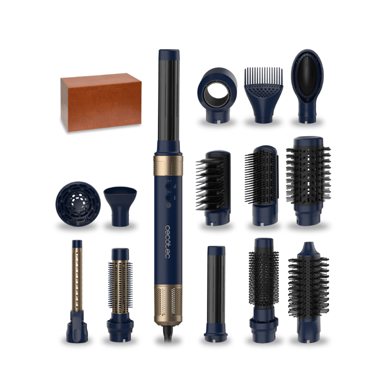 Cecotec CeramicCare 14in1 AirGlam Blue Multifunktions-Styler