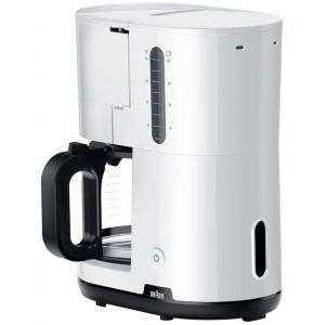 Braun KF1100WH Filterkaffeemaschine bis zu 15 Tassen 1000 W